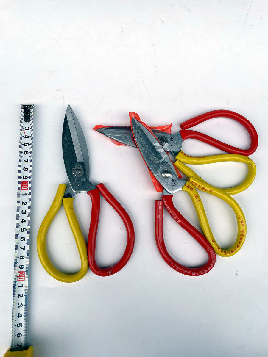 가위 대형 산업용 종이 절단 재단사 전기 기사 가정용 손톱 수공예품 학생 기숙사 가위 사무실 가죽