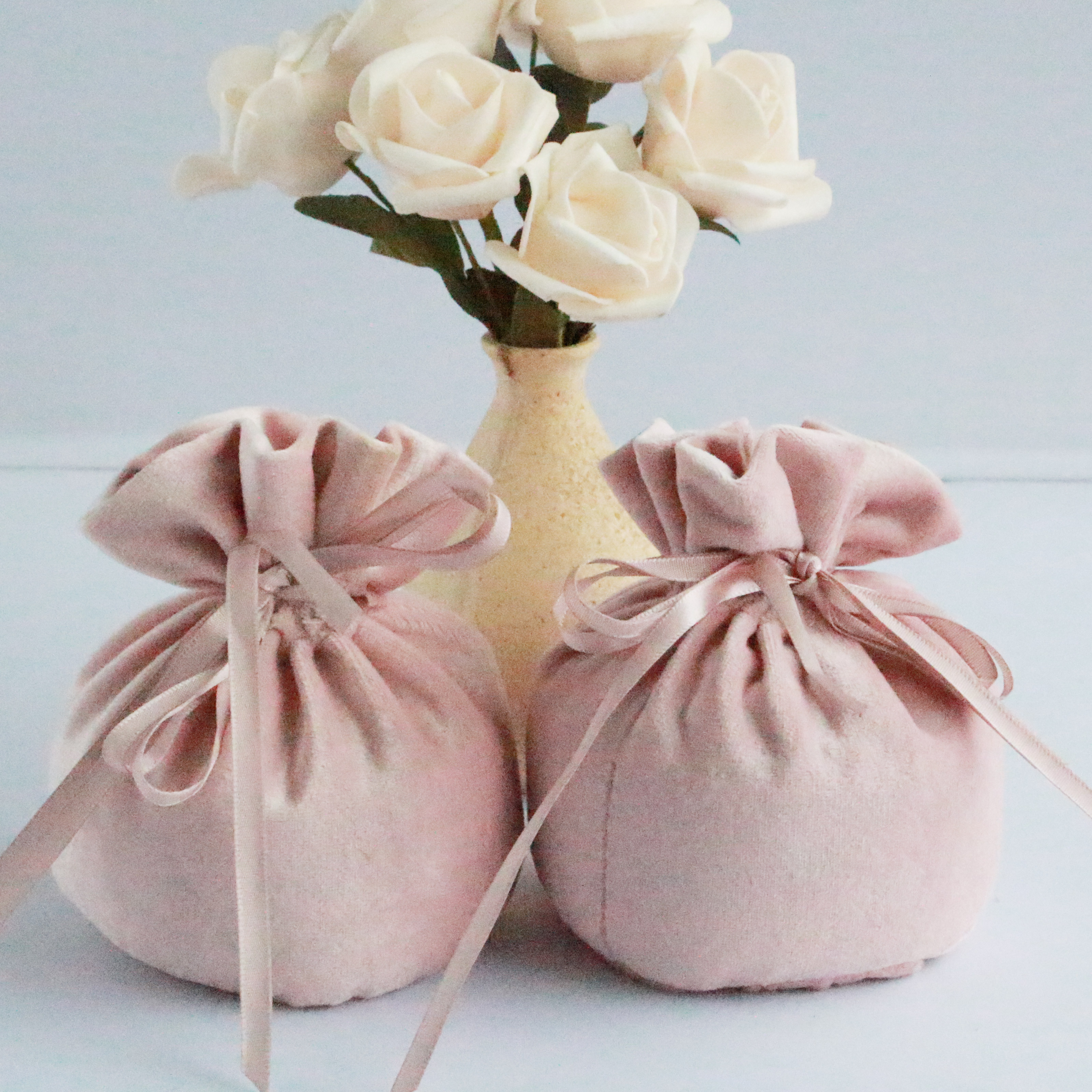 圆底绒布棉布柔软布袋喜糖袋礼品礼物袋束口袋首饰饰品珠宝棉布袋