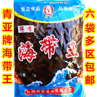 日照青亚海带丝鲜香海带王 即食下饭菜香辣海白菜400克6袋包邮