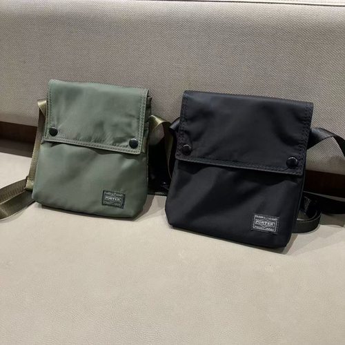 日本PORTER联名吉田日系户外机能休闲旅行轻便尼龙单肩包斜挎包