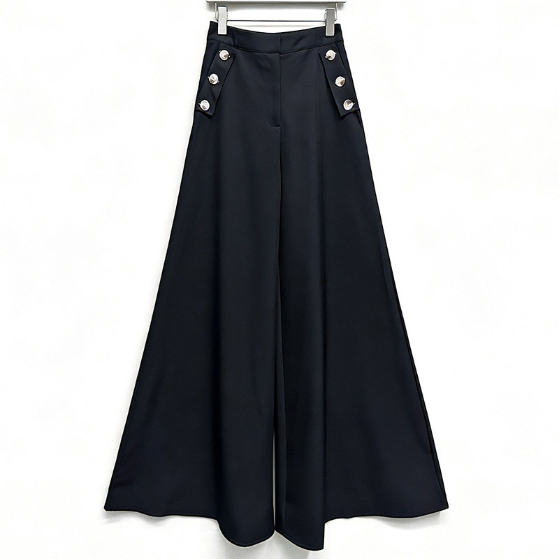 高腰百搭大阔腿西装裙裤休闲裤