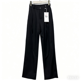 断码清仓！女装高腰西装阔腿裤百搭高级感宽松休闲裤