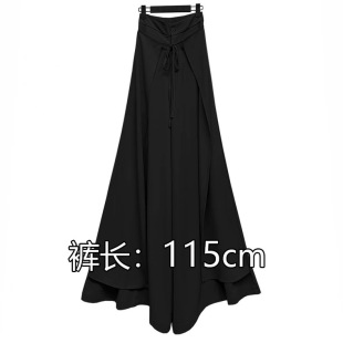 高级感宽松休闲裤 女装 阔腿裤 外贸原单180高个子高腰松紧腰西装