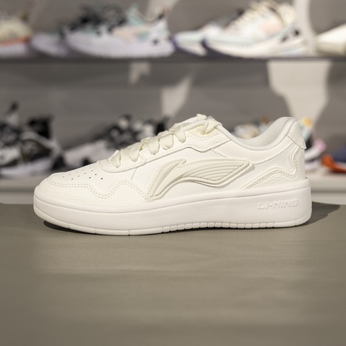 李宁元宝trendy板鞋女子2025新款低帮小白鞋经典休闲鞋AGCV178