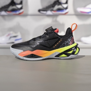 李宁儿童篮球鞋2024冬季先锋力4TEAM男大童支撑回弹运动鞋YKBU080