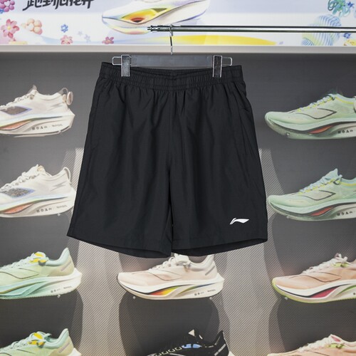 李宁运动短裤男子2024夏季新款健身系列速干透气短卫裤AKSU843