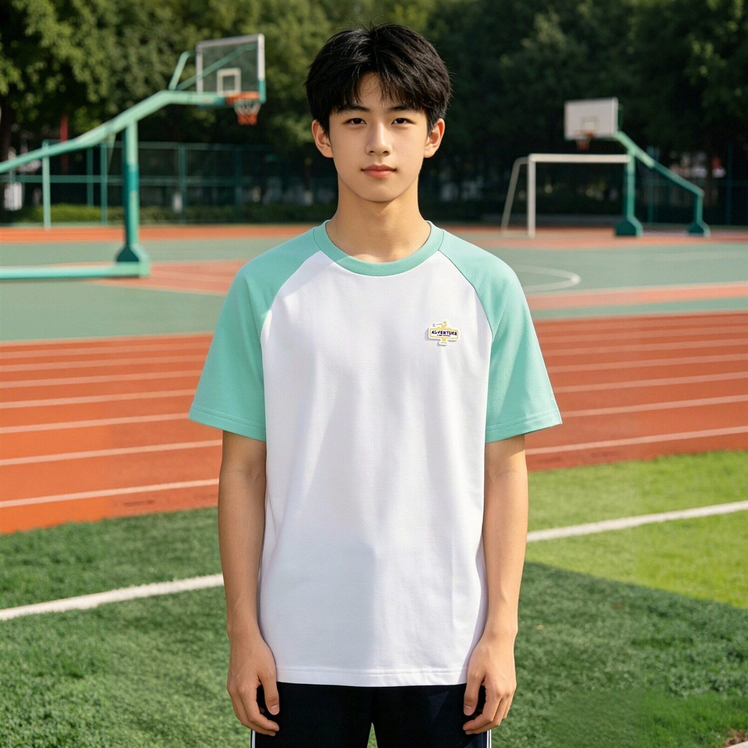 李宁短袖儿童速干男大童