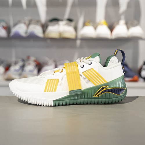 李宁男子减震透气低帮篮球鞋