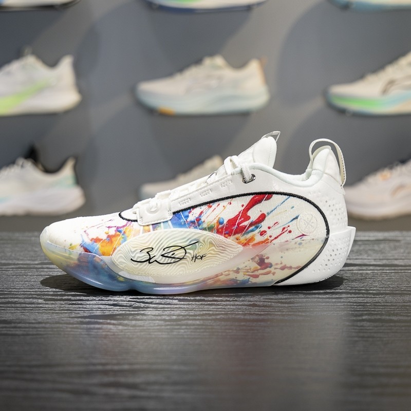 李宁韦德全城13篮球鞋男子2025冬季新款减震回弹运动鞋ABAV047