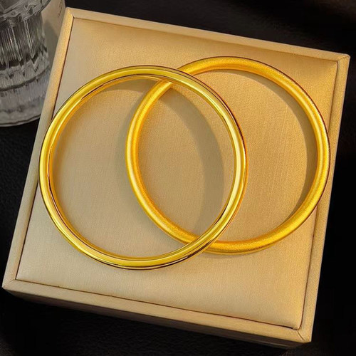 重生小元宝古法实心手镯女生百搭