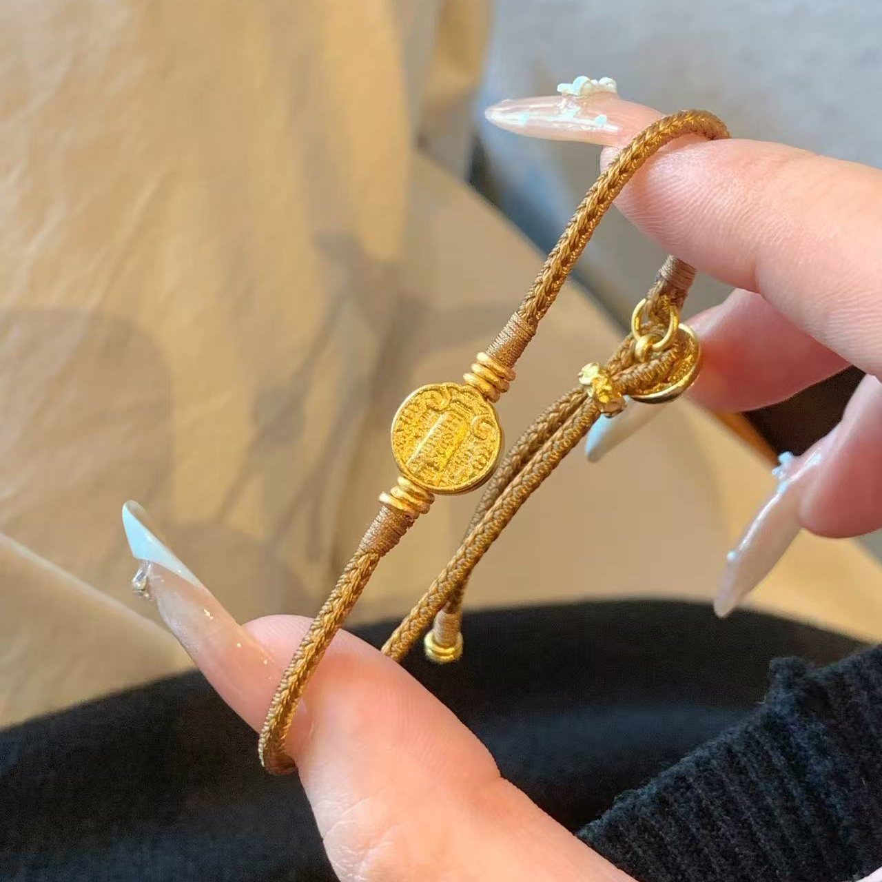 Paula  新中式国潮风丨五路财神手链 S028