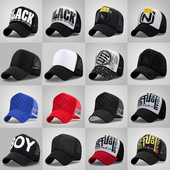 鸭舌帽男大码 货车帽子男春夏季 高顶防晒情侣棒球帽女透气网帽青年