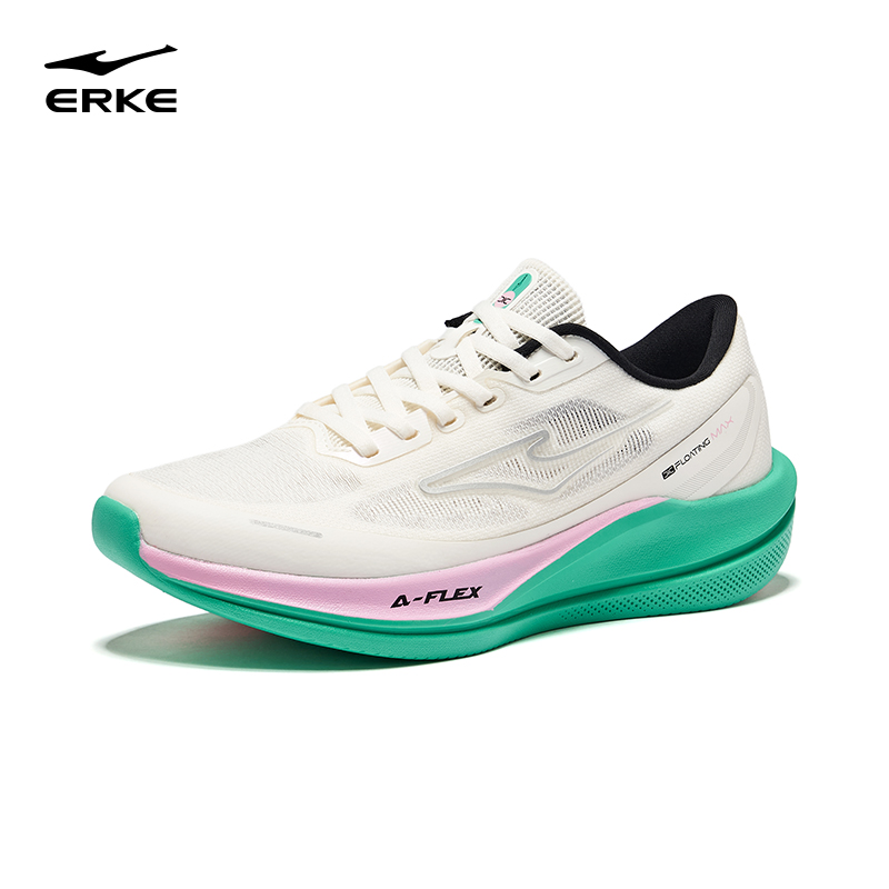 ERKE鸿星尔克于适跑鞋水上漂6MAX运动鞋夏季网面透气女款跑步鞋