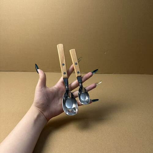 颜一好物304不锈钢元宝勺