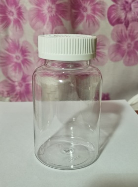 威海环宇Pet250ml 透明胶囊片剂塑料瓶配白色压旋盖252套