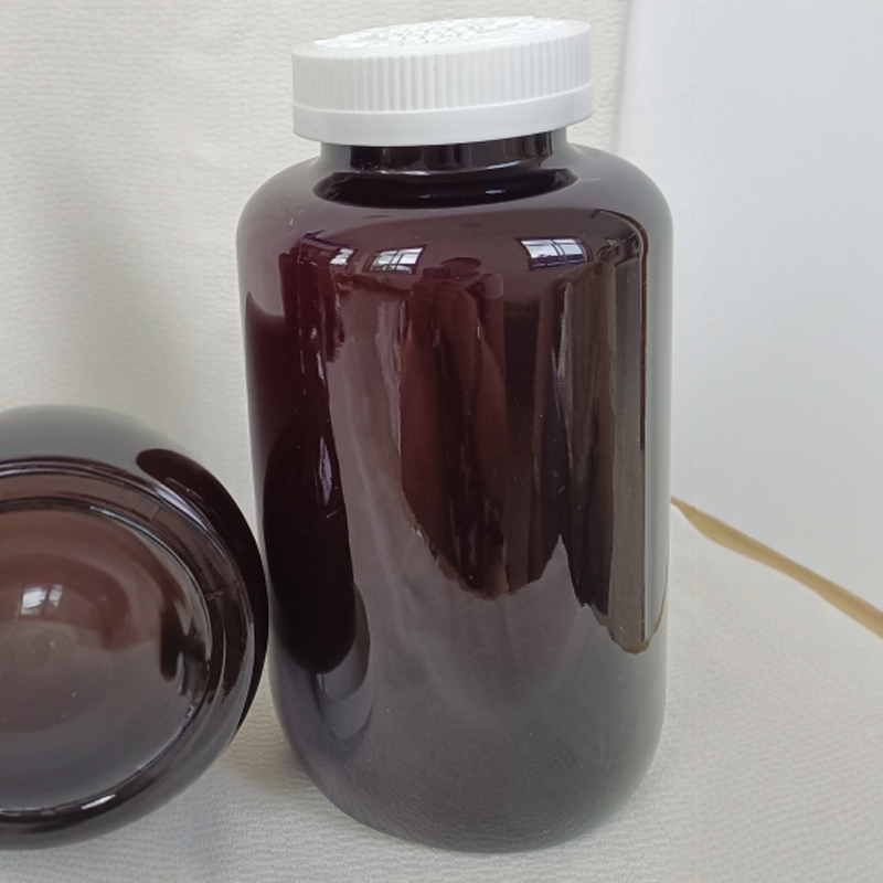 威海环宇PET750ml深茶色塑料瓶 椭圆胶囊瓶 食品级分装瓶 QS认证
