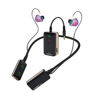 HIDISIM 5.8G直播无线耳返套装 真无线直播实时监听 耳机三色可选