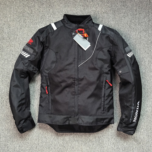 新款四季通用摩托车骑行服夹克男防风防寒保暖机车骑士服防摔黑色