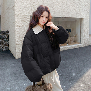 新款 大货已出 针织领50绒羽绒服6822-P285控428图片
