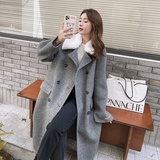 【22】数据好羊羔毛领毛呢外套163-9616-P185-控268，女装毛呢外套，拾菱