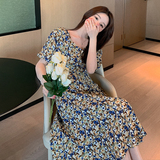 现货主推花色纯色都有灯笼袖连衣裙163-Q88-P90-控138，女装连衣裙，拾菱
