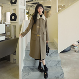 【22现货】飞机扣羊羔毛领毛呢外套163-9603-P185-控268，女装毛呢外套，拾菱
