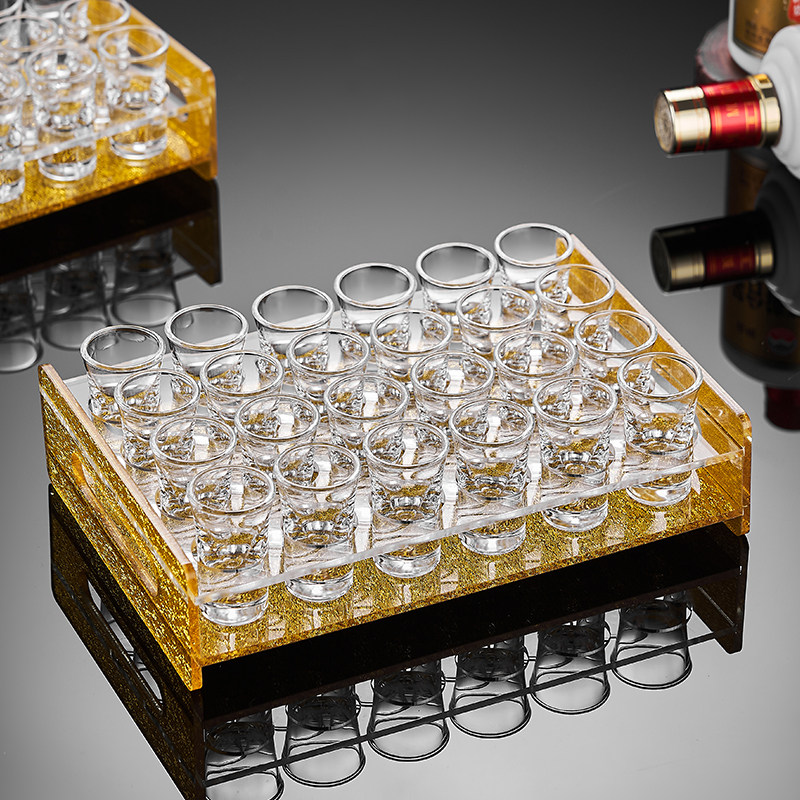 酒吧KTV白酒玻璃shot小号家用洋酒一口杯鸡尾调酒B52子弹杯架子,餐饮具,白酒杯,淘宝优惠券,粉丝福利购,淘宝优惠卷