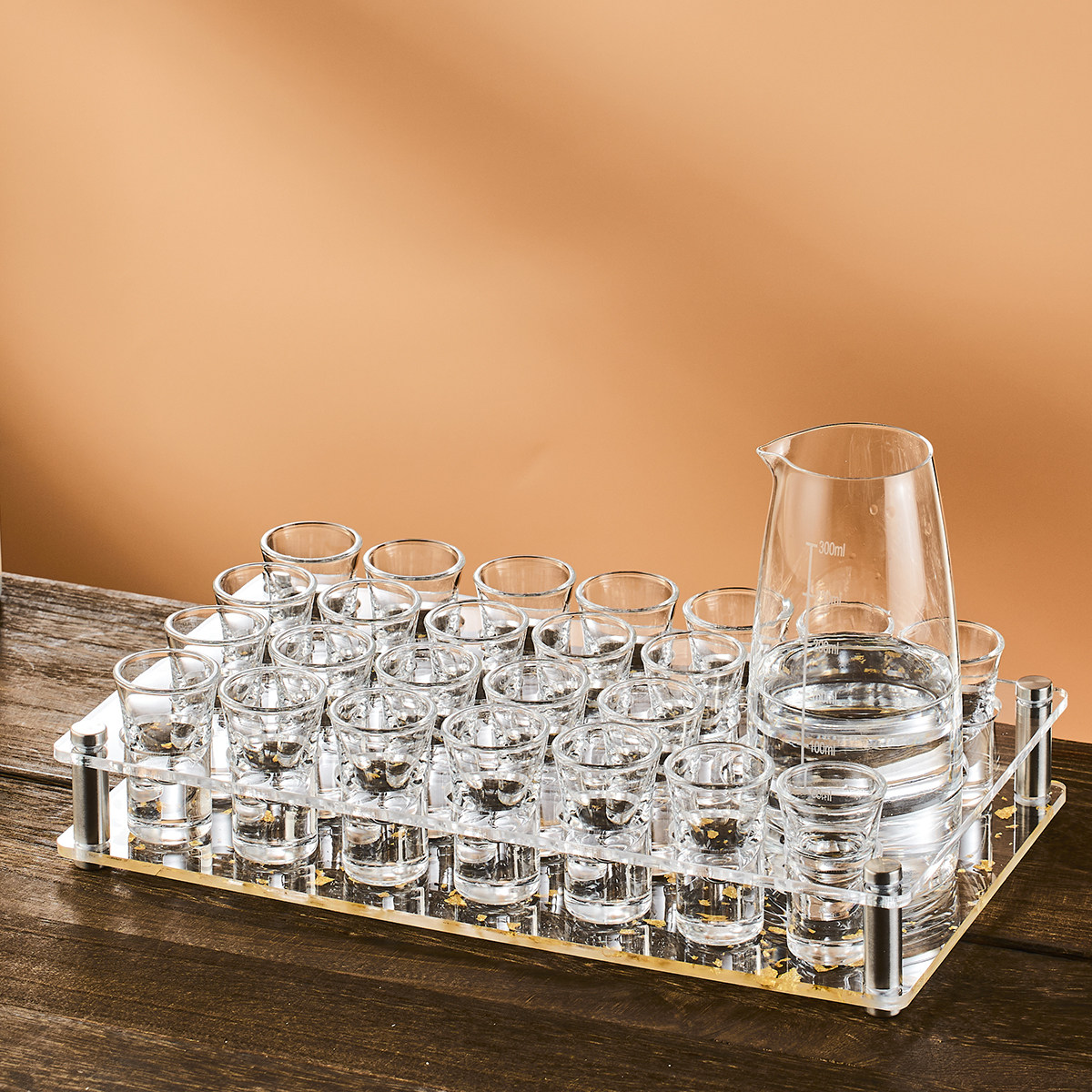 家用轻奢高档白酒分酒器套装小酒杯分酒壶饭店专用一口杯酒盅扎壶