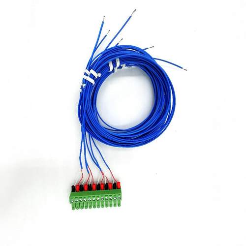 K型特氟龙蓝色1P6P热电偶探头