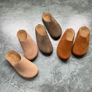 ANDS MB THE ROW 凉拖鞋女夏外穿2024新款包头半拖鞋勃肯鞋穆勒鞋