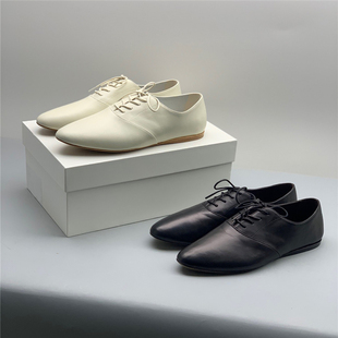 ANDS MB THE ROW 原单鞋勃肯鞋高跟平底玛丽珍乐福小皮鞋外贸女鞋