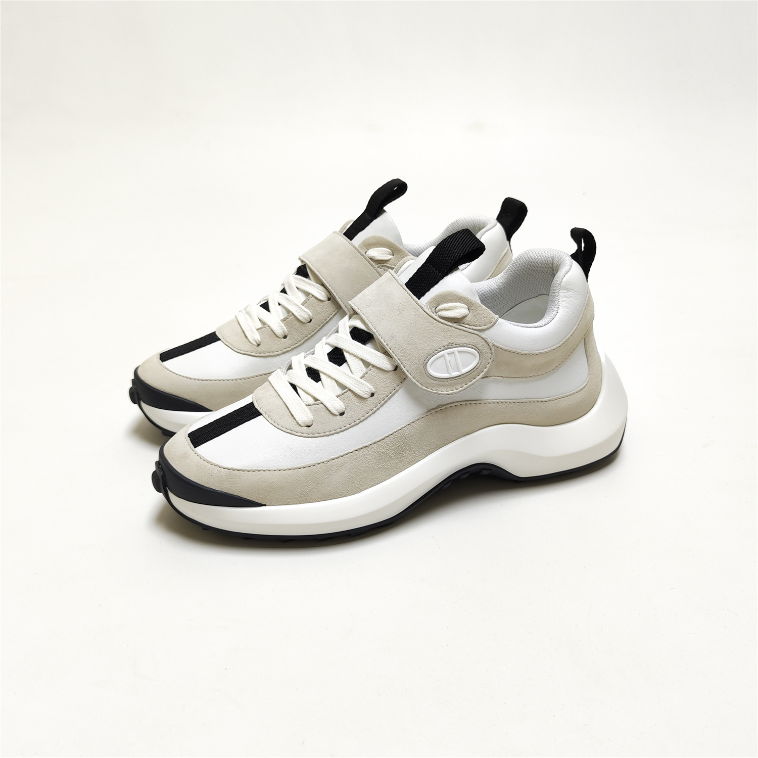 ANDS CH CL运动鞋子女2025新款爆款厚底增高休闲鞋舒适百搭老爹鞋