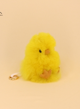 INCACULTURA秘鲁品牌进口小鸡公仔婴羊驼毛毛绒玩具可爱Pollo挂件