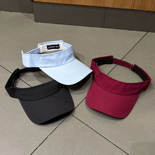 夏季户外纯色空顶鸭舌帽