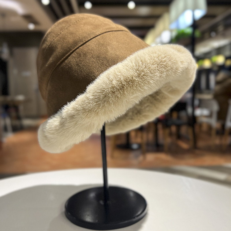 毛绒护耳帽女冬季加厚保暖棉帽百搭显脸小渔夫帽东北防风包头盆帽,服饰配件/皮带/帽子/围巾,帽子,淘宝优惠券,粉丝福利购,淘宝优惠卷