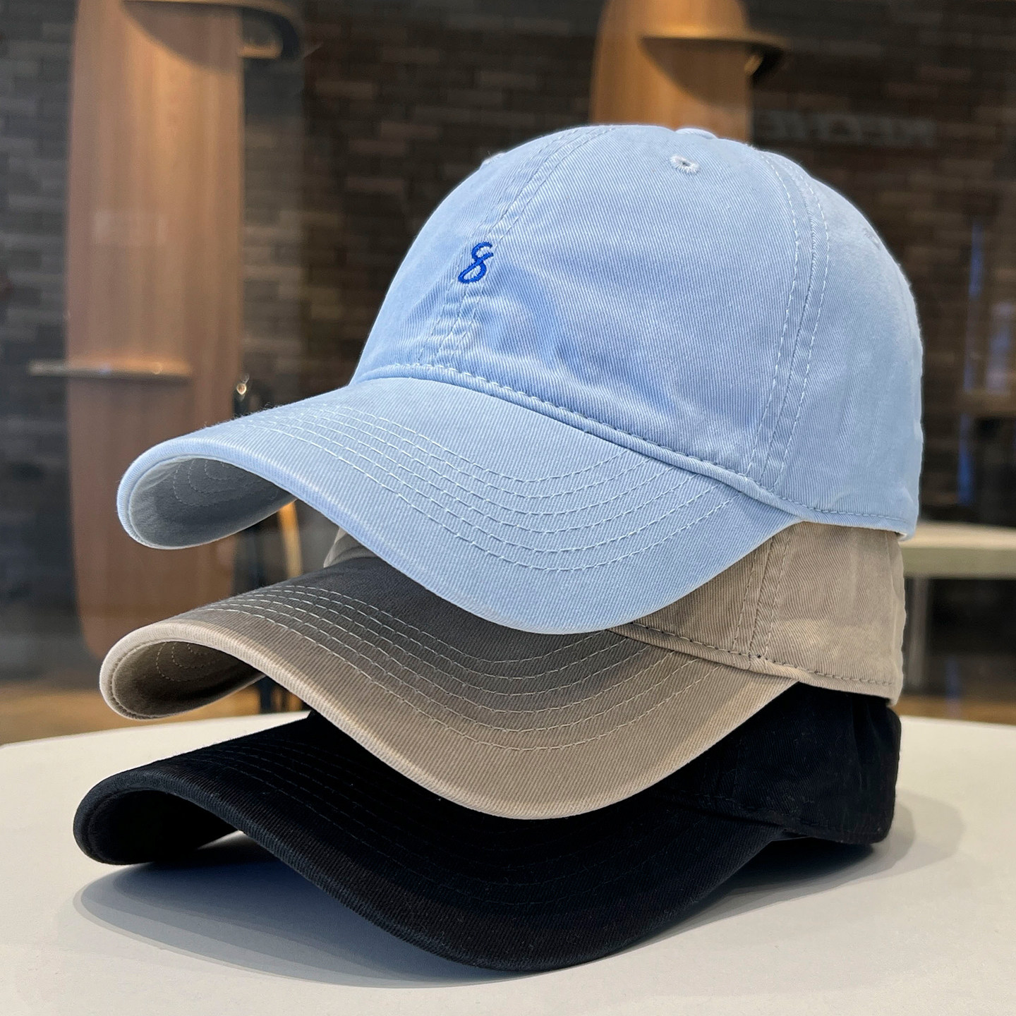 浅蓝色棒球帽女美式简约情侣软顶鸭舌帽水洗棉薄款透气防晒帽子男,服饰配件/皮带/帽子/围巾,帽子,淘宝优惠券,粉丝福利购,淘宝优惠卷