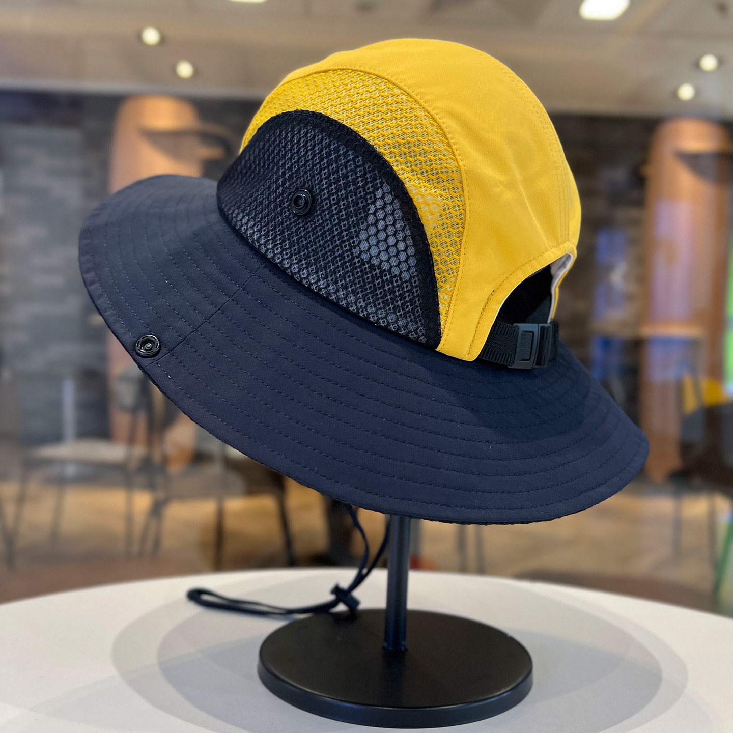 拼色速干渔夫帽男女夏季网眼透气遮阳帽子户外徒步钓鱼露营登山帽 - 马尔星球帽子出品