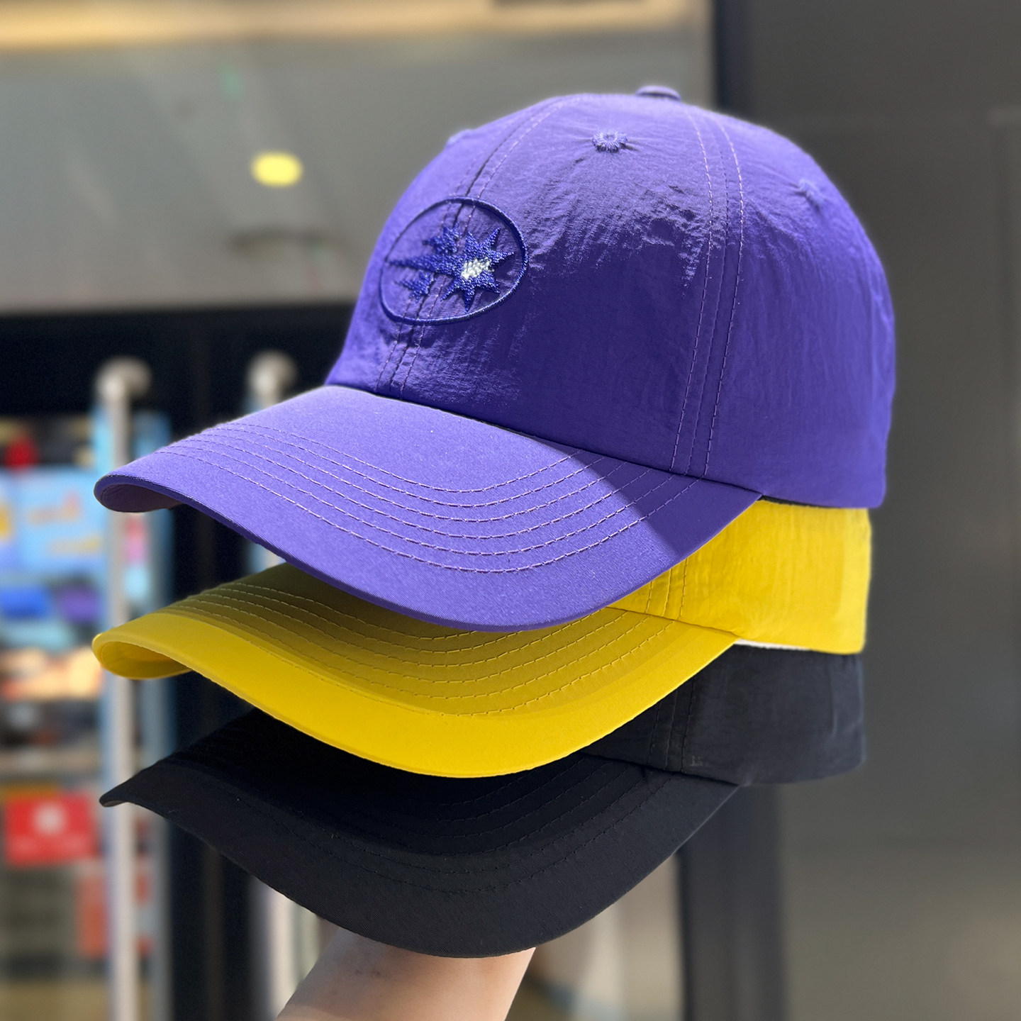 夏季超薄透气速干鸭舌帽子男女户外运动轻便遮阳帽百搭休闲棒球帽