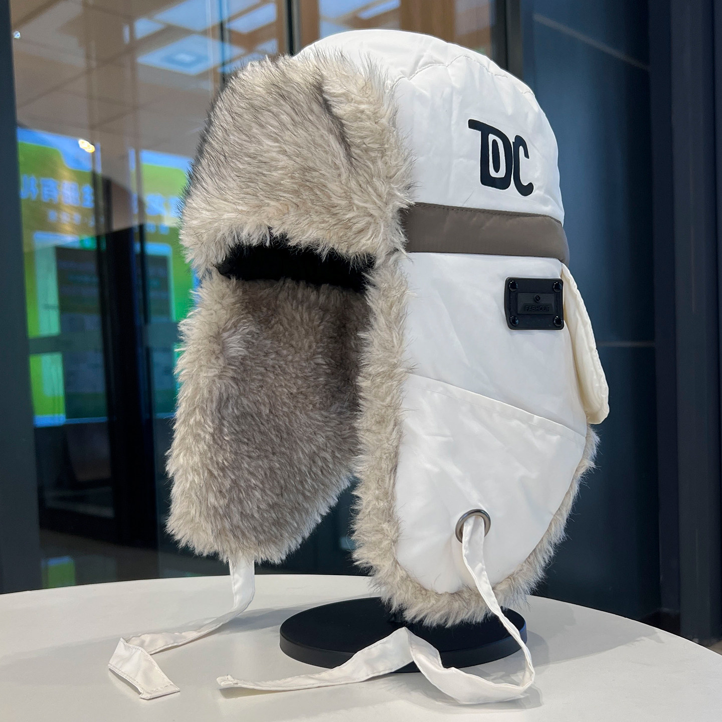 防水雷锋帽冬季加绒加厚护耳帽男女骑行防风保暖帽滑雪登山飞行帽