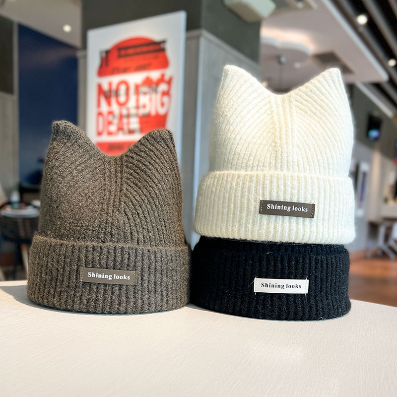 针织帽逛街休闲男女秋冬