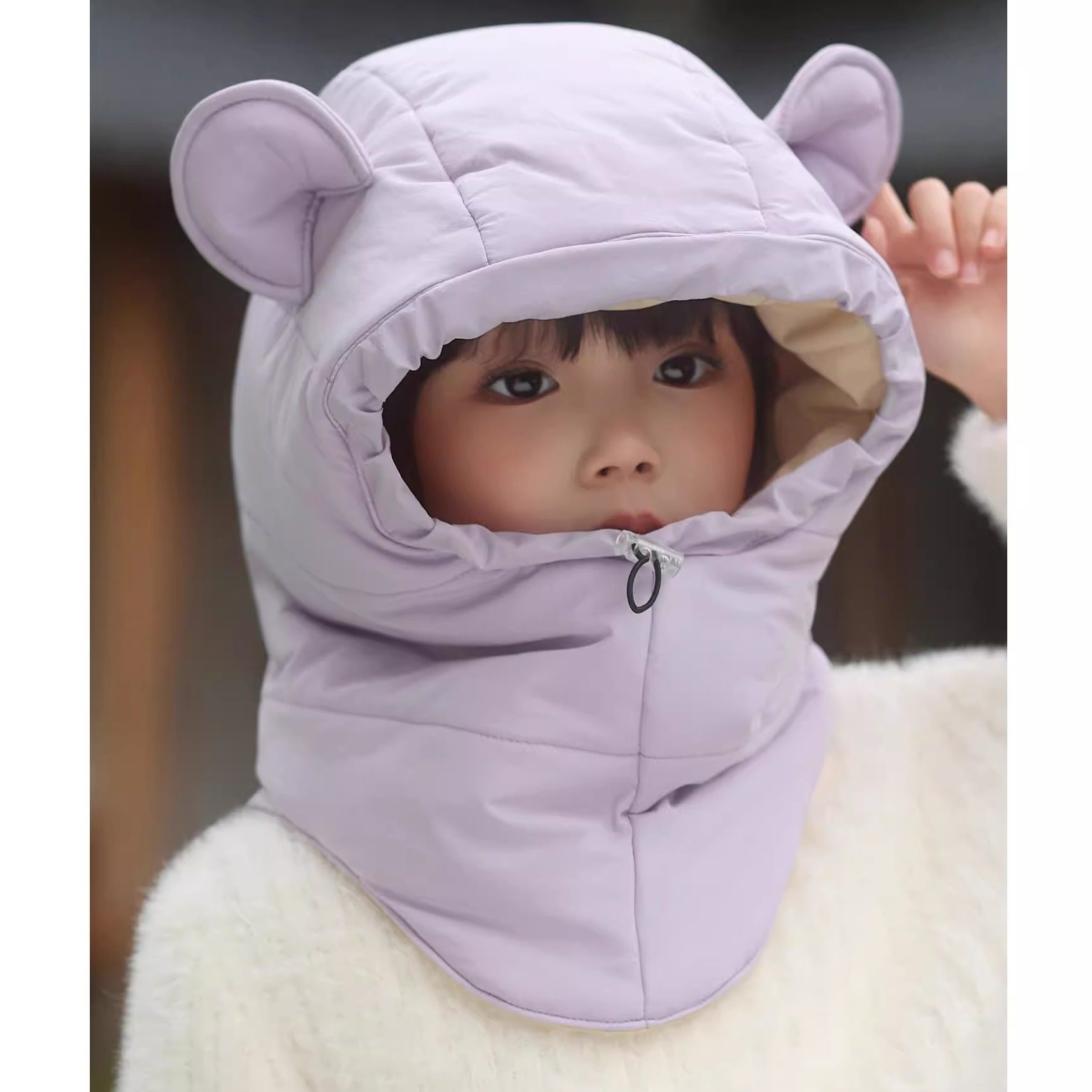 儿童帽子秋冬季女童男童宝宝冬天围巾围脖一体帽套头护脸保暖防风,童装/婴儿装/亲子装,帽子,淘宝优惠券,粉丝福利购,淘宝优惠卷