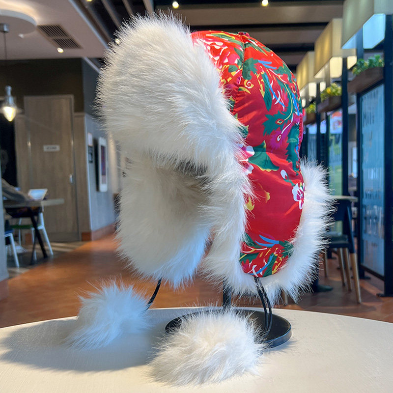 2025新款东北大花雷锋帽男女冬季加厚加绒护耳帽子防寒保暖雪地帽,服饰配件/皮带/帽子/围巾,帽子,淘宝优惠券,粉丝福利购,淘宝优惠卷