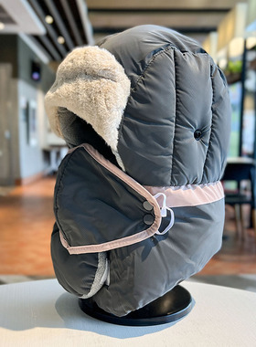 雷锋帽逛街休闲男女秋冬