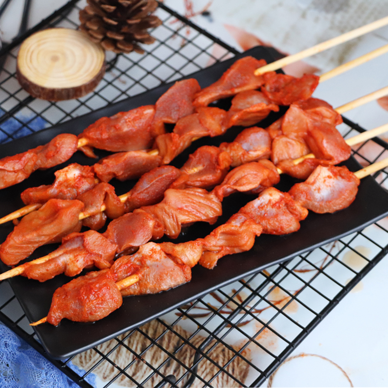 清真 奥尔良鸡胗串 30串 调理鸡肫串 烧烤半成品油炸半成品烤串