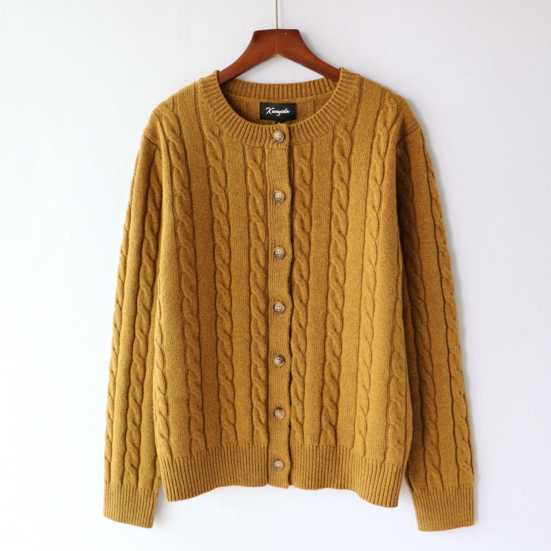 圆领针织衫毛衣秋冬款