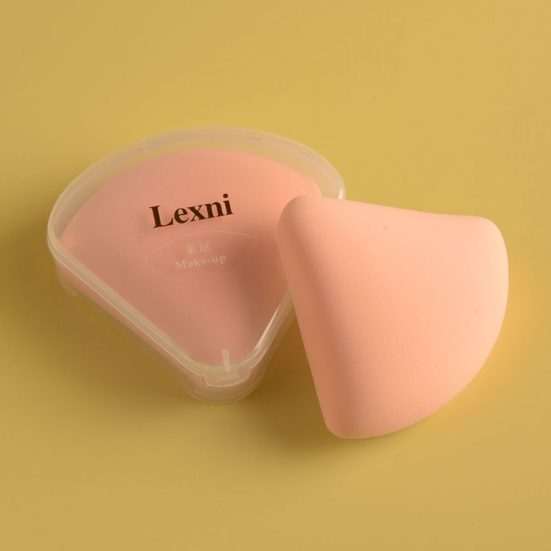 扇形化妆粉扑干湿两用散粉演员定妆影楼不吃粉化妆海绵细腻美妆蛋