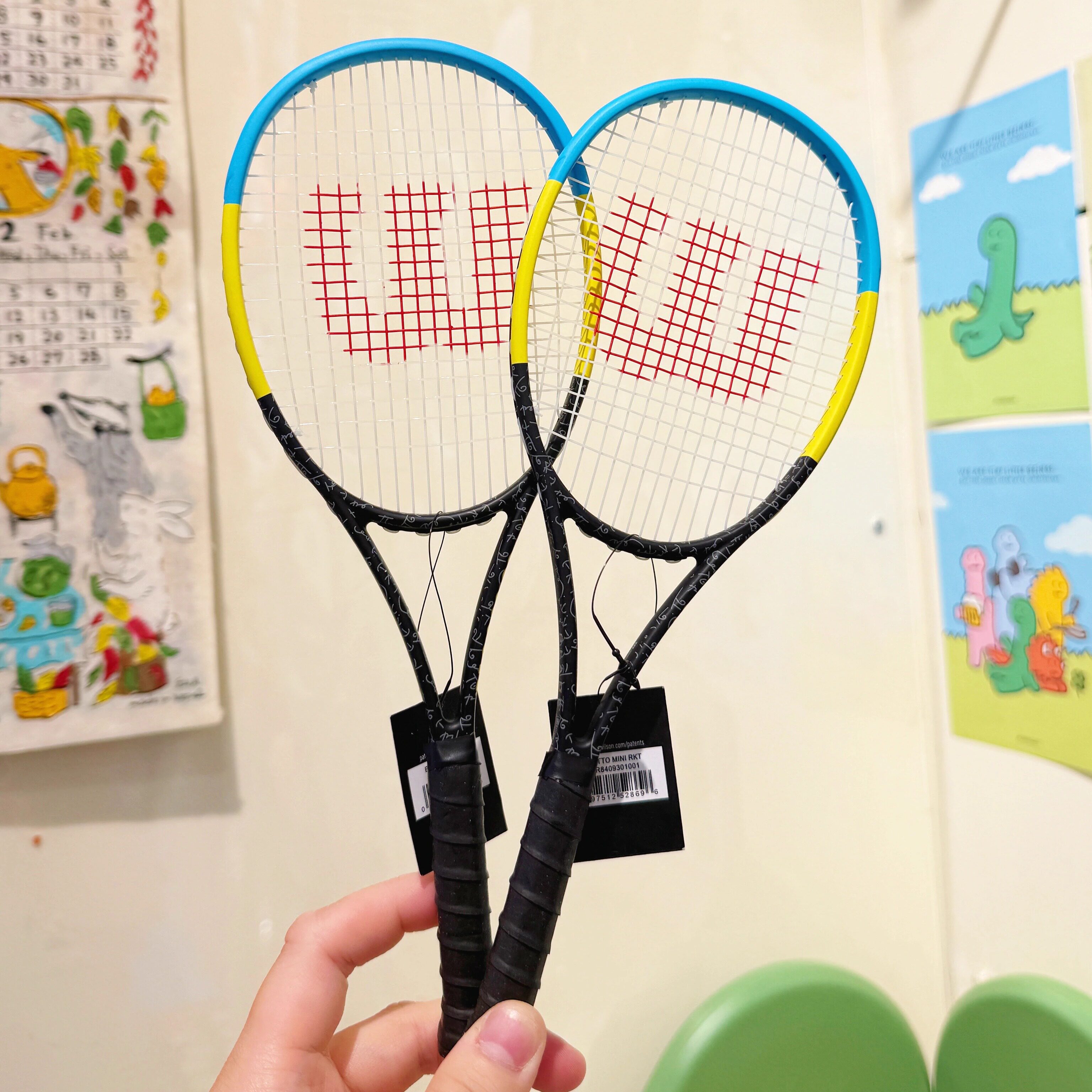 wilson迷你网球拍britto限量版mini网球拍纪念品小拍子网球拍