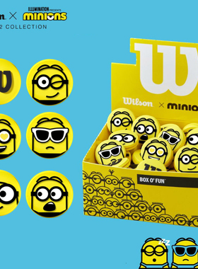 日本代购Wilson威尔胜网球拍减震器2022新款小黄人防震避震结装备