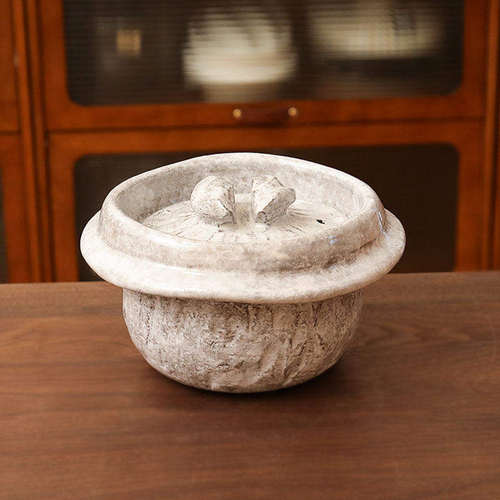 云井窑雪纹釉陶土满釉土锅