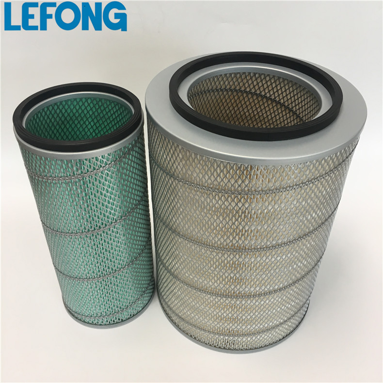 适配现代R450LC-3 420 450-3 挖掘机空气滤芯 滤清器滤芯 总成